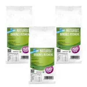 Reismehl 365forlife Braunes glutenfrei 3 x 500 g Sparpaket