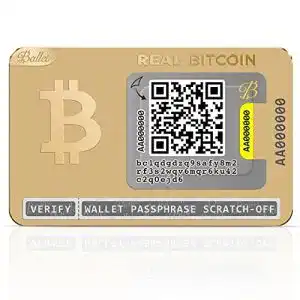 Hardware-Wallet Ballet Real Bitcoin, 24K vergoldet