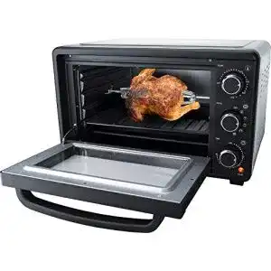 Steba-Minibackofen Steba 04-75-00 Mini-Öfen, Schwarz/Silber