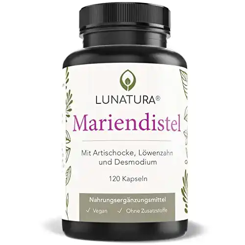Artischocken-Kapseln Lunatura HOCHDOSIERT, 120 Kapseln