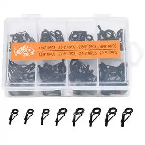 Rutenspitze Jinlaili 80 Stück Angelrute Reparatur Set, 1.8-2.6mm