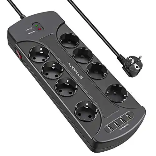 Die beste Steckdosenleiste 8-fach AUOPLUS 8-fach Steckdosenleiste mit 4 USB 2026 Test Bestseller Steckdosenleiste 8-fach AUOPLUS 8-fach Steckdosenleiste mit 4 USB