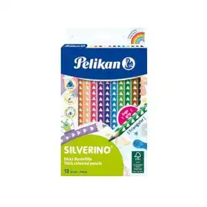 Dicke Buntstifte Pelikan 700627 Buntstifte Silverino, 12 Stück
