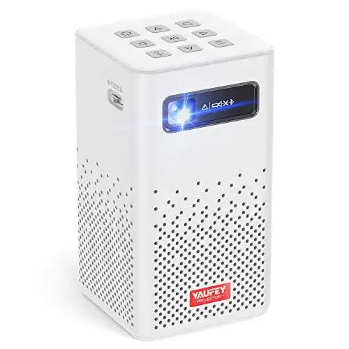 DLP-Beamer Yaufey Mini Beamer, 150 ANSI Lumen DLP Beamer