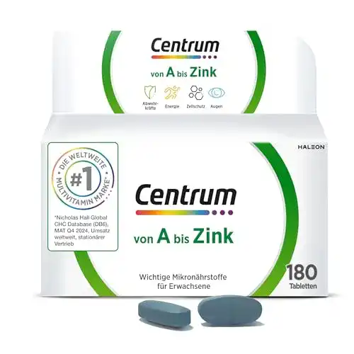 Centrum-Vitamine Centrum Von A bis Zink, 180 Tabletten