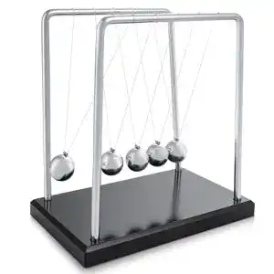 Newton-Pendel Toys4Boys Newton, 5 Kugeln Pendel, 19cm