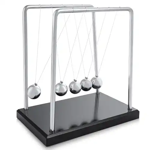 Newton-Pendel Toys4Boys Newton, 5 Kugeln Pendel, 19cm
