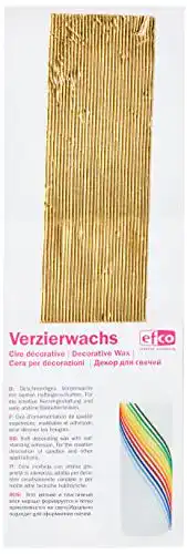 Wachsstreifen efco “und” flach Wachs Streifen, Gold Brilliant