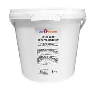 Totes-Meer-Badesalz well2wellness grob 5,0 kg – 100% naturrein