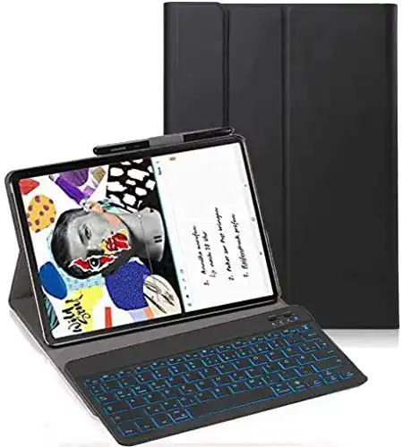 Samsung-Galaxy-Tab-S6-Lite-Hülle mit Tastatur YHFZR Tastatur
