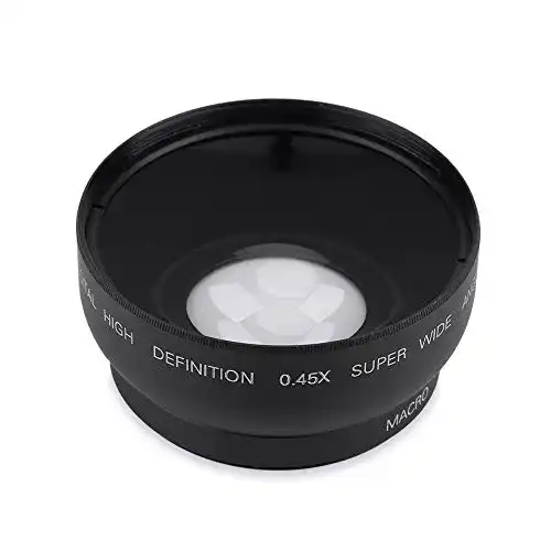 Weitwinkel-Konverter Tosuny 52mm 0,45x Weitwinkel + Makro