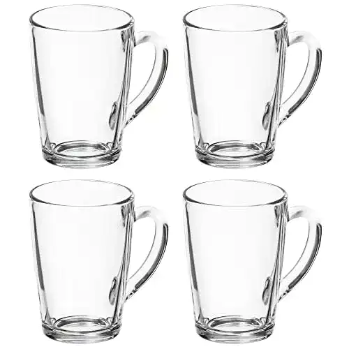 Teetassen com-four ® 4x Teeglas mit Henkel