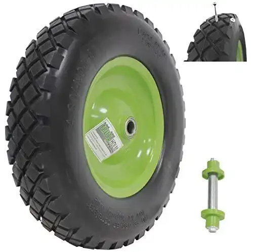 Schubkarrenrad Vollgummi TRUTZHOLM ® PREMIUM PU 400mm