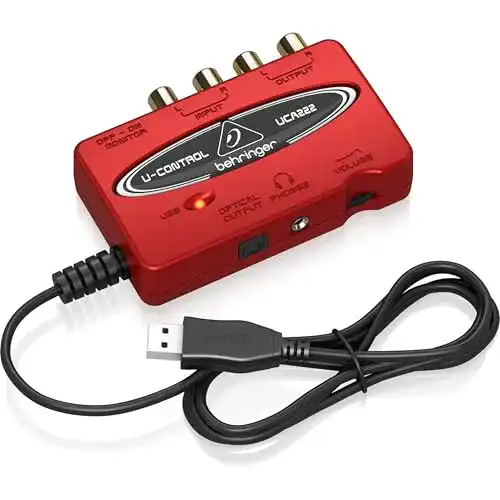 Audio-Interface Behringer U-Control UCA222 USB, 2-in/2-out