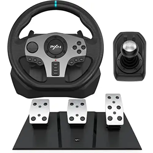 Xbox-Lenkrad PXN V9 Gaming Lenkrad mit Pedalen u. Schaltung