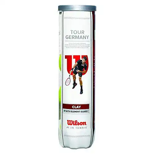 Die beste Wilson-Tennisbälle Wilson Tennisbälle Tour Clay Germany, 4er 2026 Test Bestseller Wilson-Tennisbälle Wilson Tennisbälle Tour Clay Germany, 4er