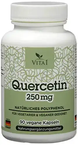 Die beste Quercetin VITA 1 VITA1 265mg, 90 Kapseln (3 Monate Vorrat) 2026 Test Bestseller Quercetin VITA 1 VITA1 265mg, 90 Kapseln (3 Monate Vorrat)