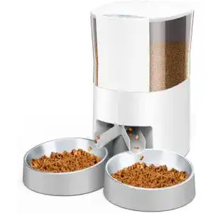 Futterautomat für 2 Katzen honeyguaridan 4.5L Futterautomat