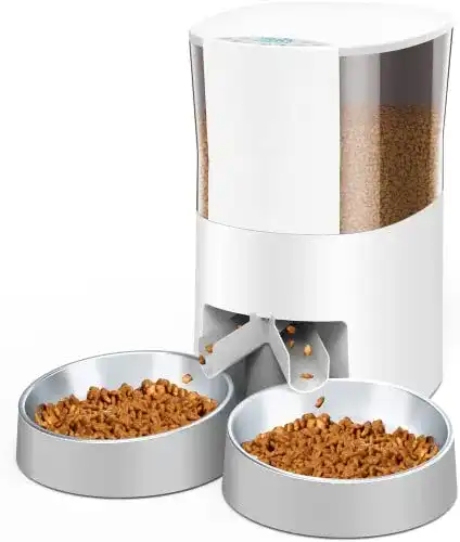 Futterautomat für 2 Katzen honeyguaridan 4.5L Futterautomat
