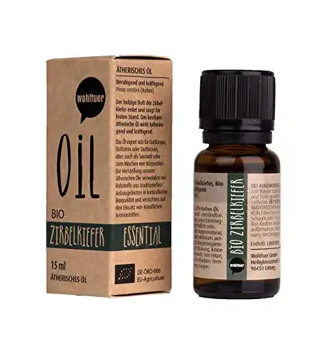 Zirbenöl Wohltuer Bio Zirbelkiefernöl Ätherisches Öl, 15ml