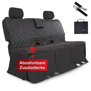 Hundedecke Rückbank WhizProducts ® mit Zusatz-Decke, Tasche