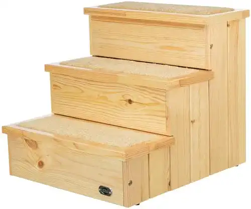 Katzentreppe TRIXIE 3943 Treppe PetStair, 40 × 38 × 45 cm, natur