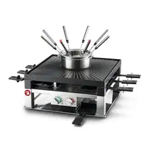 Raclette-Fondue-Set Solis Grill 3 in 1, Raclette + Tischgrill