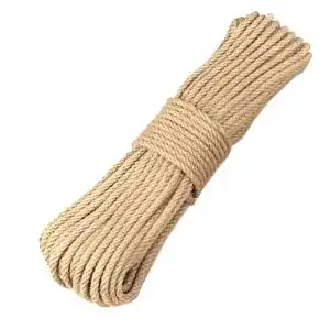 Hanfseil BOELLRUNO 50M 6mm Jute Seil Sisalseil Jutekordel