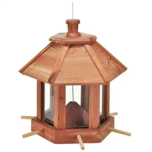 Vogelhaus Holz Haushalt International Vogelfutterhaus 26x26x27