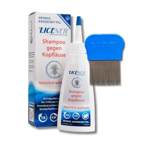 Läusemittel Licener Shampoo plus gratis Nissenkamm