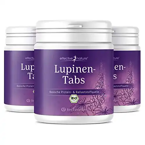 Eiweiß-Tabletten effective nature – Lupinentabs pflanzlich
