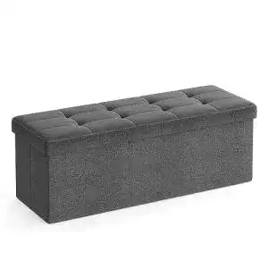 Sitztruhe SONGMICS, mit Stauraum, faltbar, 110x38x38 cm