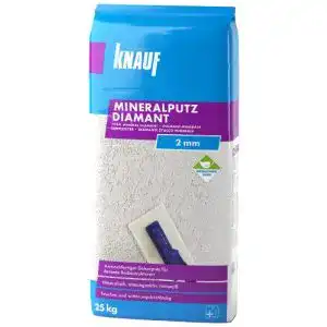 Innenputz Knauf 5785 Mineral Diamantputz 2 mm, weiß