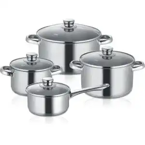 Berndes Töpfe Berndes 4-teiliges Topfset New Roma, Kochtopf Set