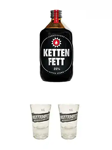 Die beste Lakritzlikör Unbekannt Kettenfett Lakritz Likör 0,5 L + Shot Glas 2026 Test Bestseller Lakritzlikör Unbekannt Kettenfett Lakritz Likör 0,5 L + Shot Glas