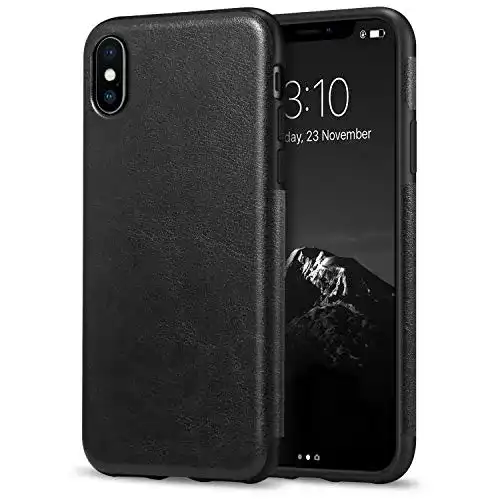 iPhone-X-Lederhülle TENDLIN Kompatibel mit iPhone XS/X