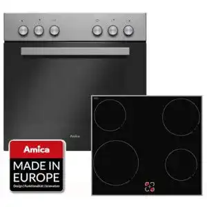 Einbauherd-Set Amica Einbauherd Set, mit Grill und Umluft, Timer