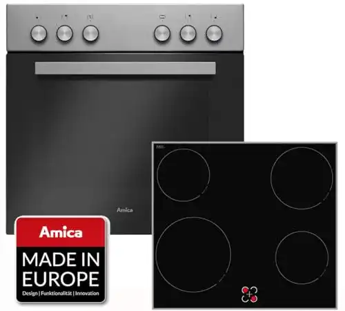 Einbauherd-Set Amica Einbauherd Set, mit Grill und Umluft, Timer