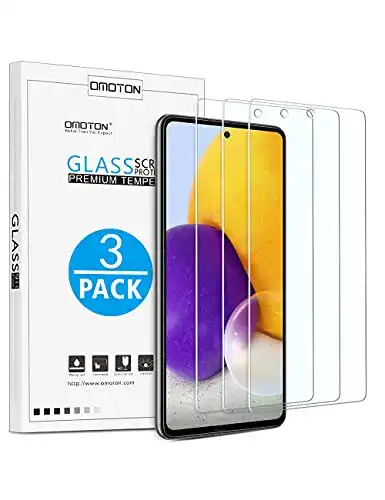 Die beste Samsung-Galaxy-A72-Panzerglas OMOTON, 3 Stüc, 2.5D Kante 2026 Test Bestseller Samsung-Galaxy-A72-Panzerglas OMOTON, 3 Stüc, 2.5D Kante
