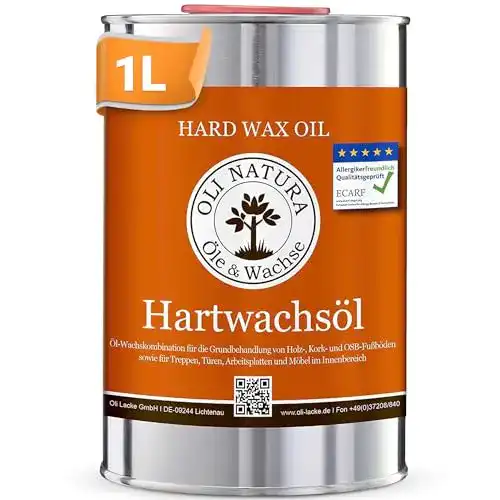 Bohnerwachs OLI NATURA Öle & Wachse Hartwachsöl, 1L, farblos