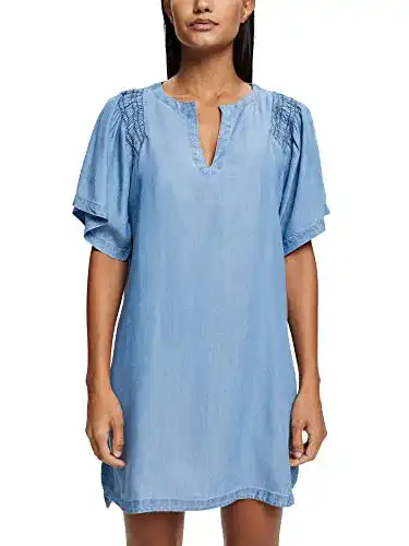 Jeanskleid ESPRIT Tunikakleid in Jeansoptik