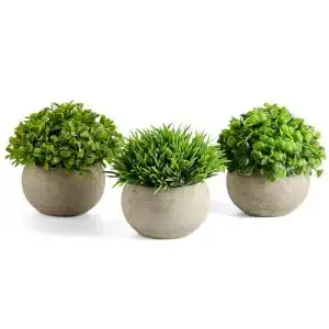 Kunstpflanzen PRIMAISON Artificial Green Grass, Set of 3