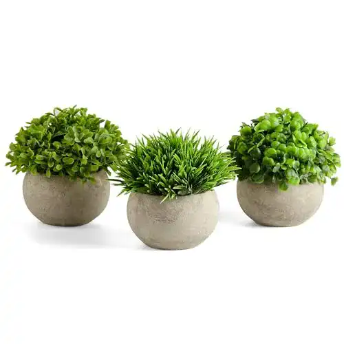 Kunstpflanzen PRIMAISON Artificial Green Grass, Set of 3