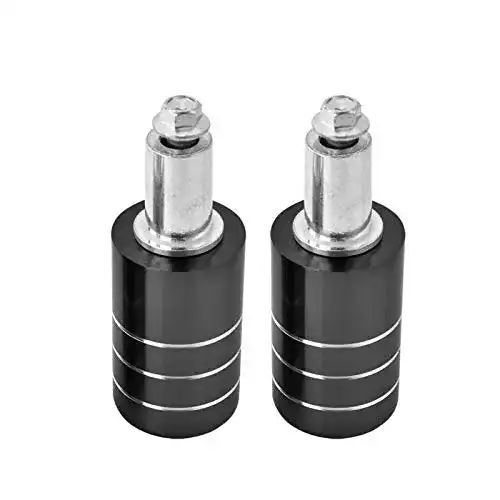 Sturzpad Miyinla Motorrad Rahmen Sliders 10mm (Schwarz)