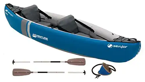 Kajak Sevylor Kanu aufblasbar Adventure Kit – 2 Personen Falt