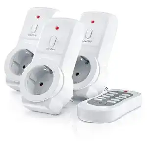 Funksteckdosen CSL-Computer CSL – Set mit Fernbedienung – 3er