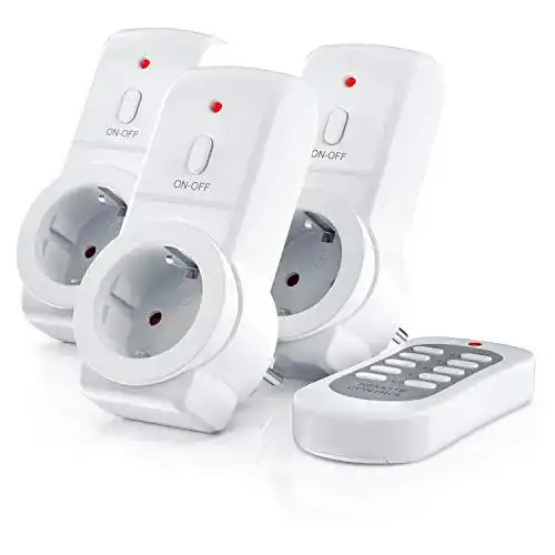 Funksteckdosen CSL-Computer CSL – Set mit Fernbedienung – 3er