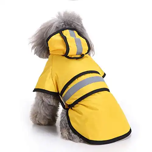 Hunde-Regenmantel Sarekung Hunde Regenmantel mit Kapuze