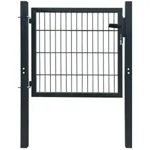 Gartentor vidaXL Zauntor Tor Gartenpforte Anthrazit 105x150cm