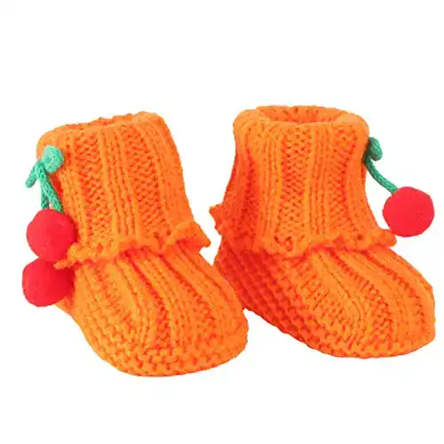 Babyschuhe gestrickt Holibanna 1 Paar Winter Babyschuhe